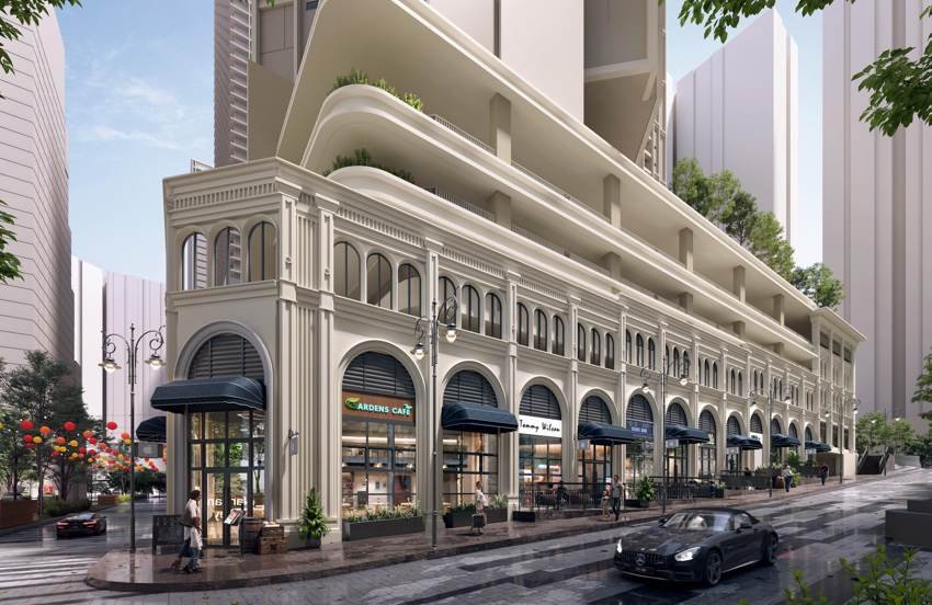 The Aldenz Damansara Perdana ground-floor colonial retail street