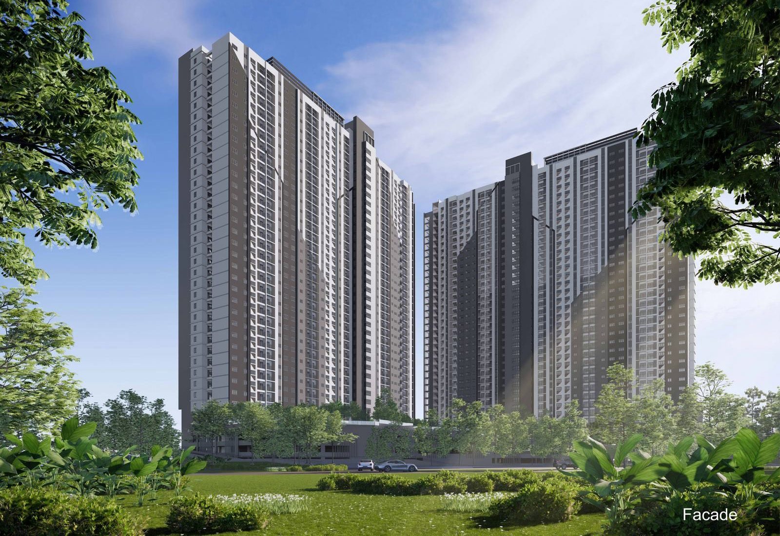 Twin-tower high-rise serviced apartment development in Kuala Lumpur, illustrating the serviced apartment versus condominium question in Malaysia