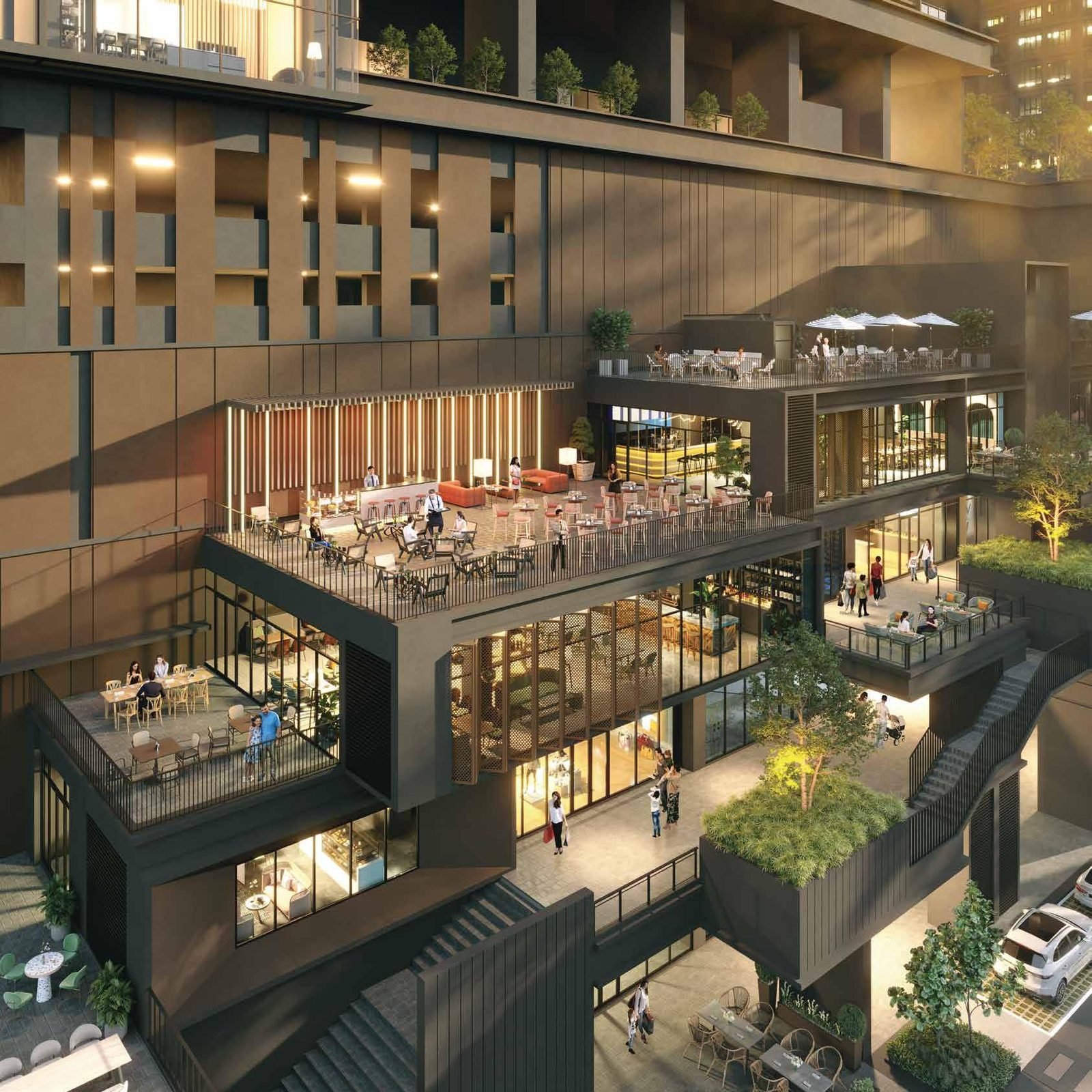 Avantro Residences Bandar Kinrara on-site retail hub