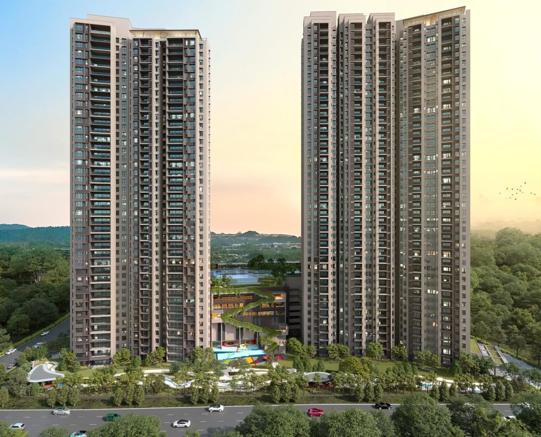 Ayanna Resort Residences Bukit Jalil twin tower facade