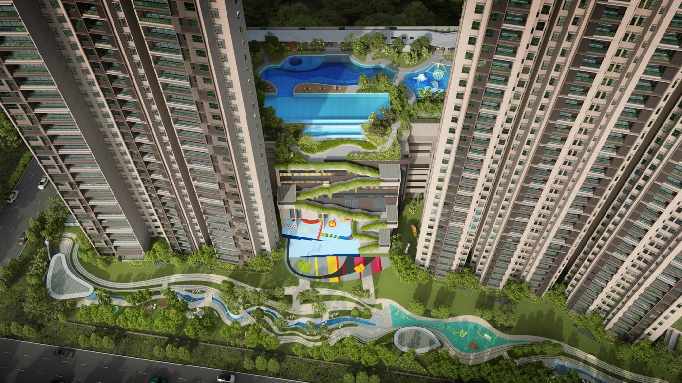 Ayanna Resort Residences facilities aerial