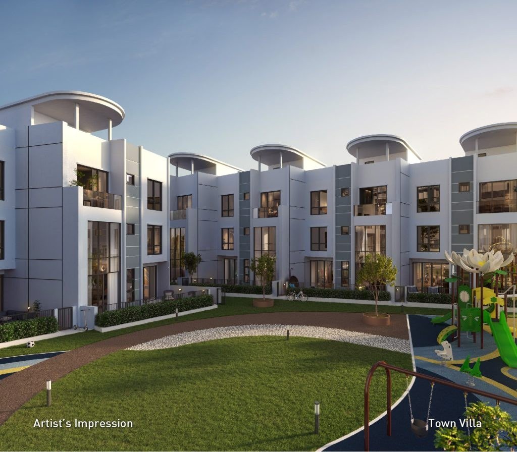 Daya Residence Kwasa Damansara town villas with children's playground