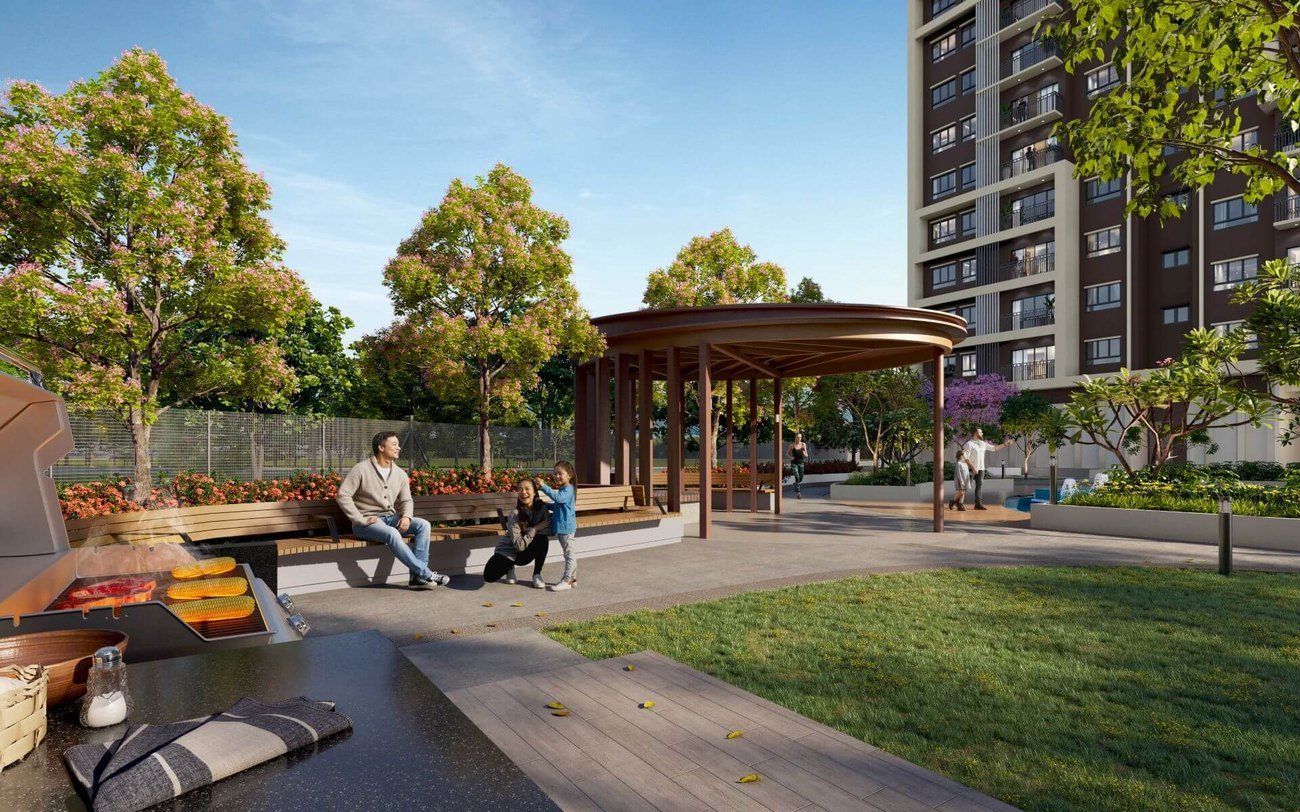 Erat Residence Alam Impian BBQ pavilion and social garden