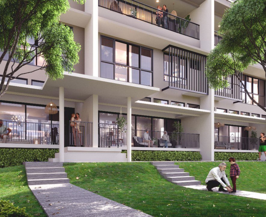 Linari Kwasa Damansara parkhome townhouse balconies and landscaped terraces