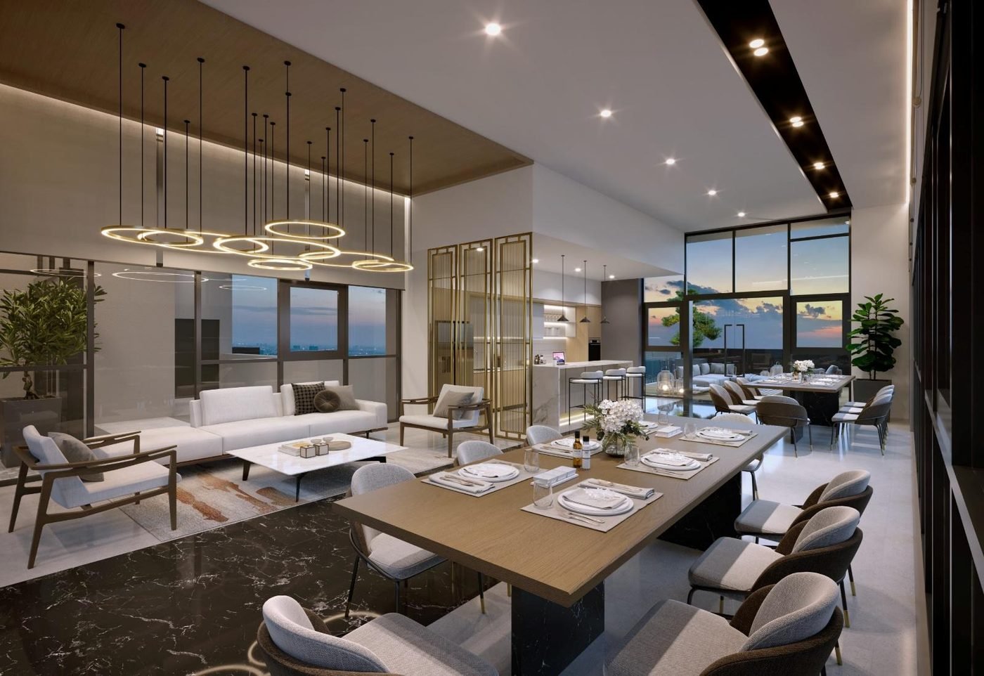 OAKA Residences sky lounge