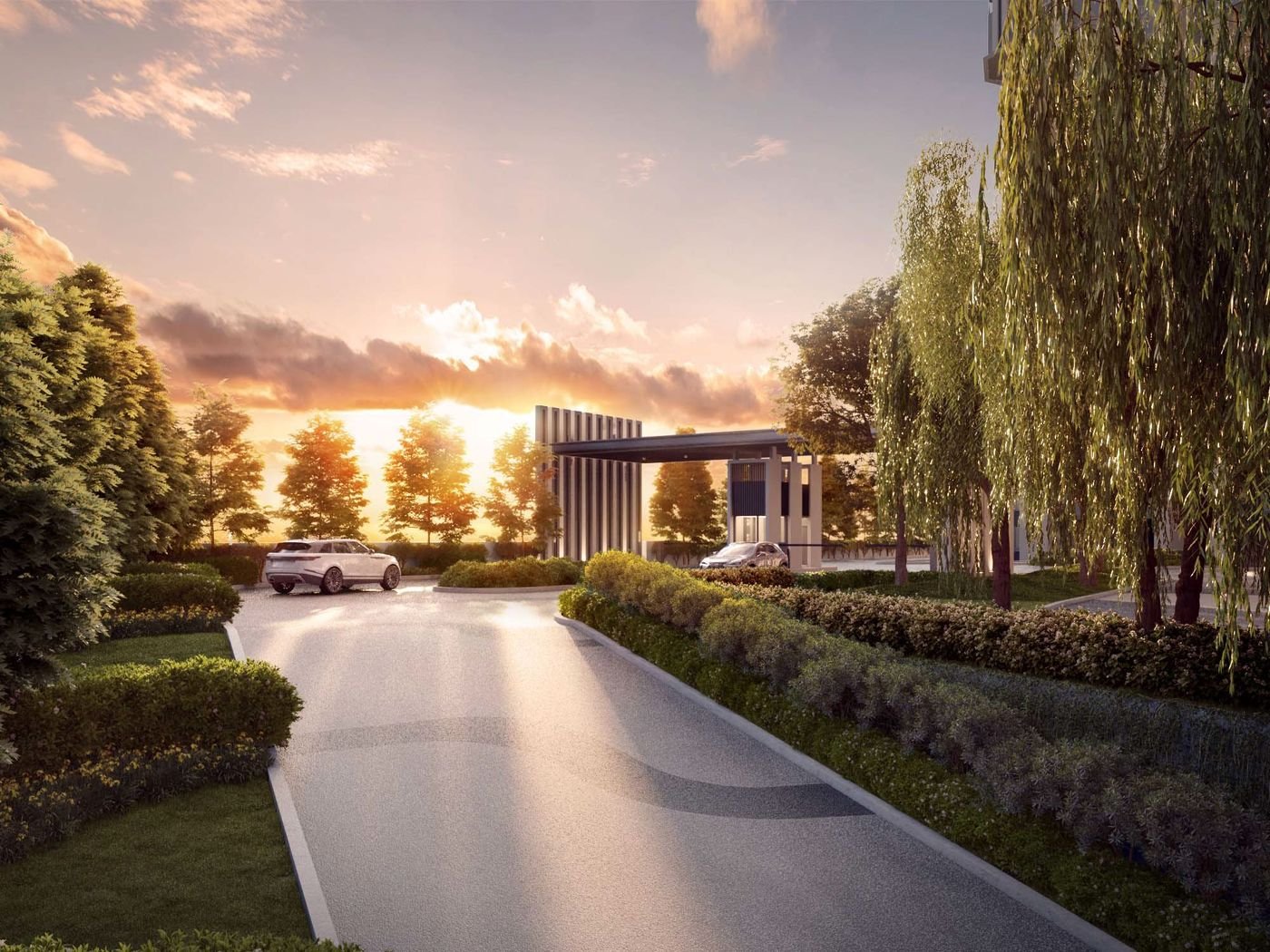 Ren Residence entrance