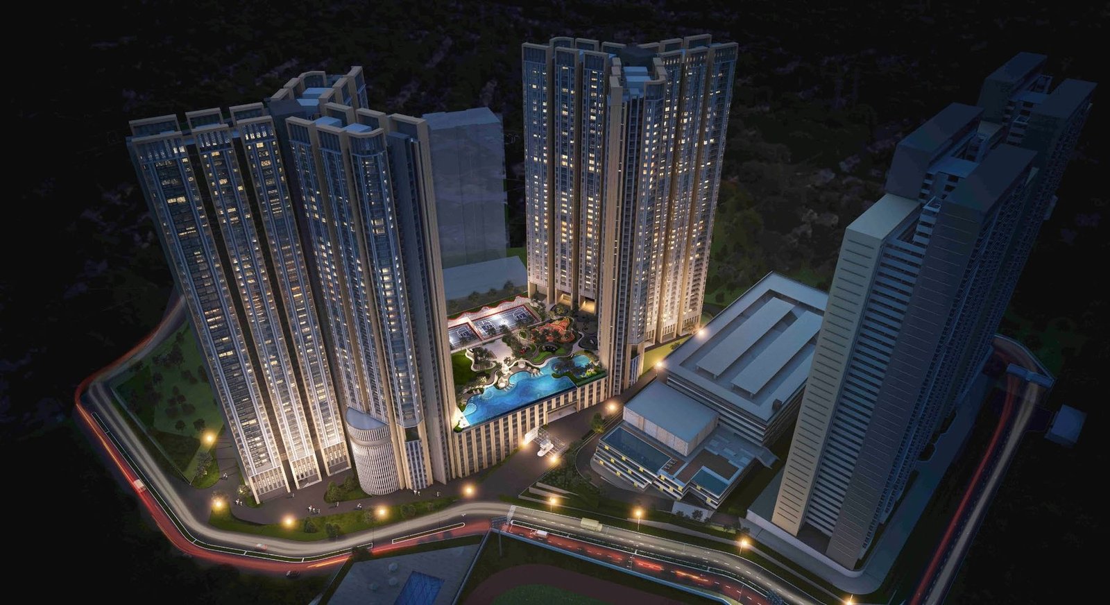 Ren Residence Bukit Jalil night view