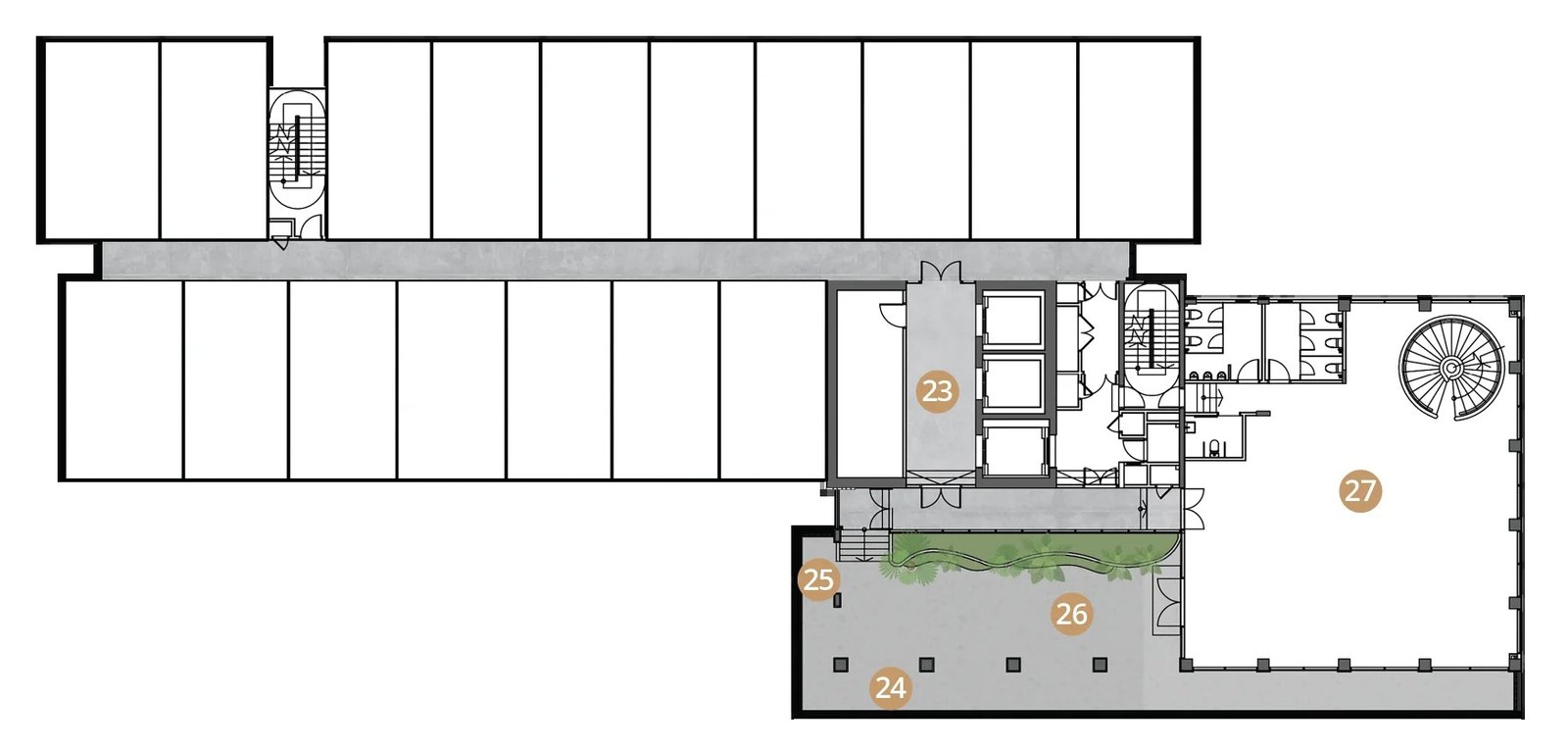 Sutera Suites KL City Gateway Level 41 Sky Business Lounge facilities plan