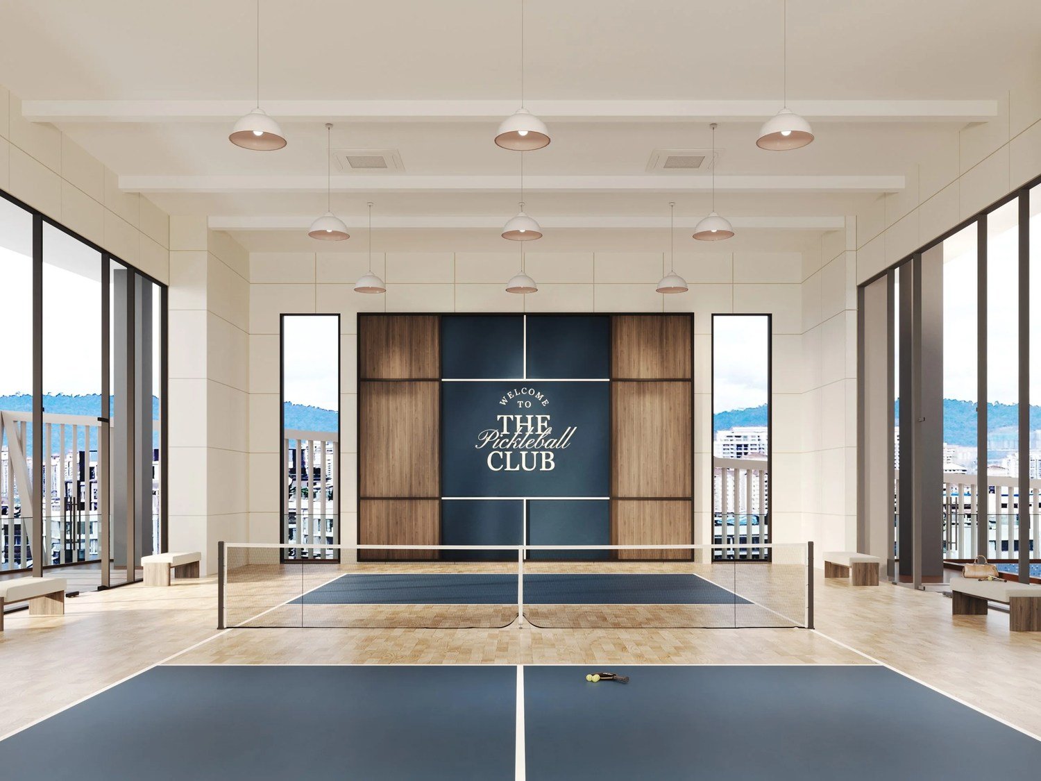 Sutera Suites KL City Gateway indoor pickleball court