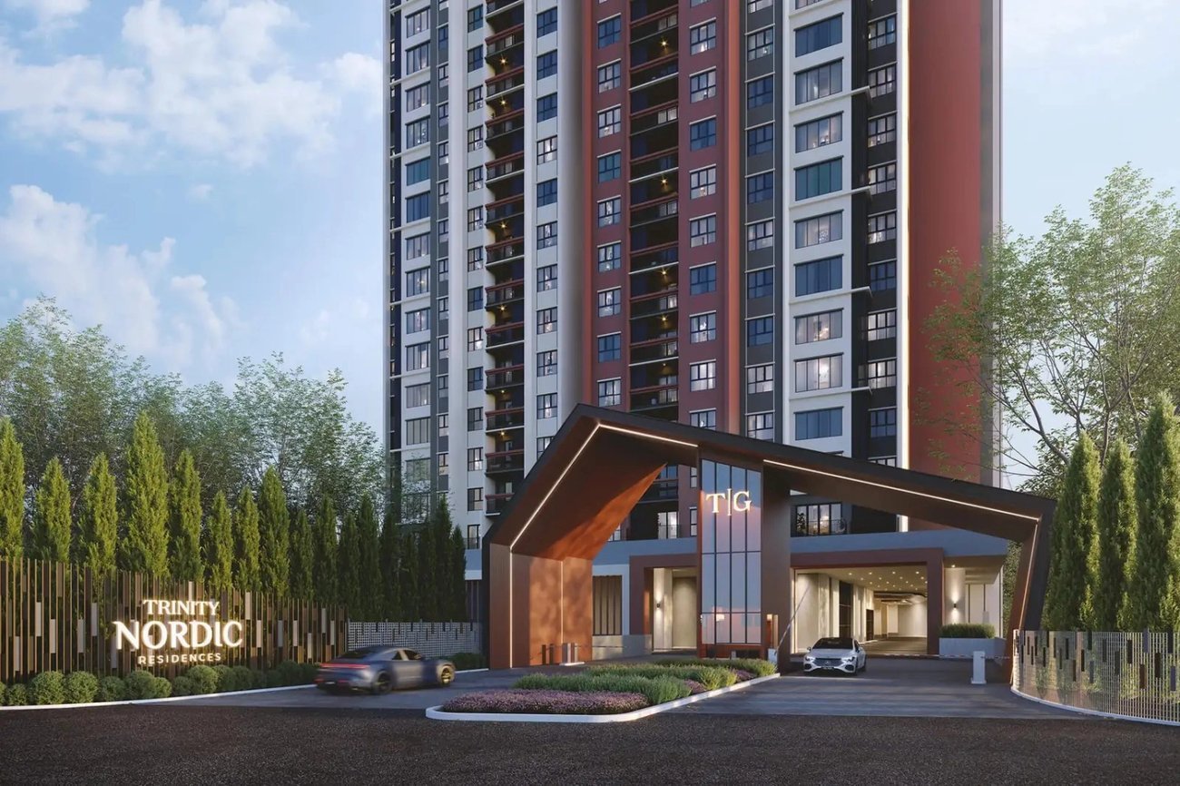 Trinity Nordic Seri Kembangan landscaped grounds