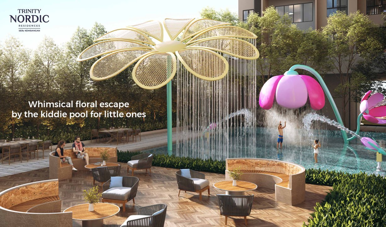 Trinity Nordic Seri Kembangan communal garden space
